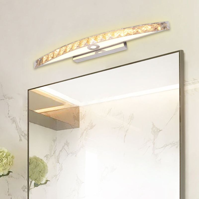 Metal Linear Vanity Wall Lights Contemporary Style 1 Light Vanity Lighting Ideas