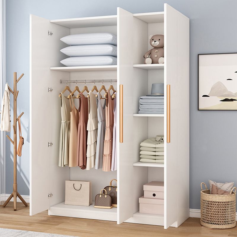 Modern Style Wardrobe Armoire Wood Wardrobe Closet With Doors