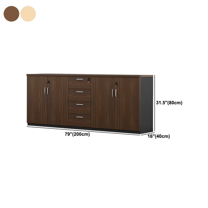 Modern Cabinet Wood with Locking Drawers and Storage Lateral File Cabinet