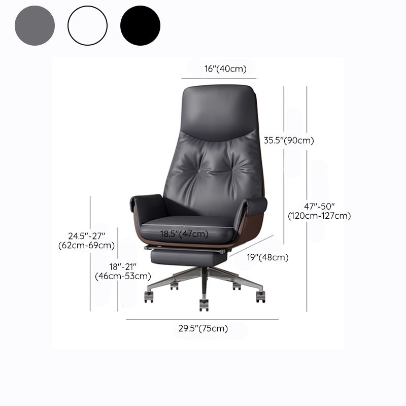 Armless Office Chair Modernism Desk Chair with Wheels for Office