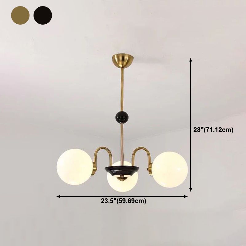 Contemporary Sphere Chandelier Lights Glass Chandelier Lighting Fixtures