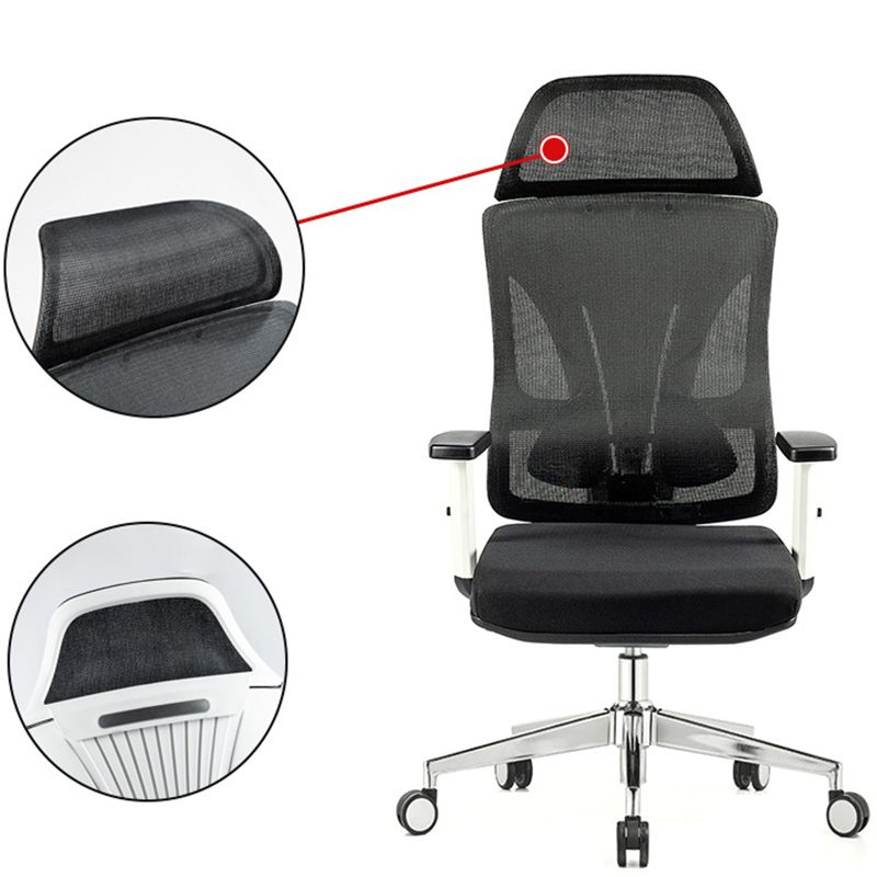 Adjustable Arms Office Chair Microfiber Desk High Back Chair Breathable AirGrid Ergonomic