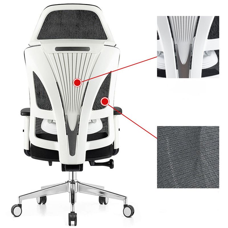 Adjustable Arms Office Chair Microfiber Desk High Back Chair Breathable AirGrid Ergonomic