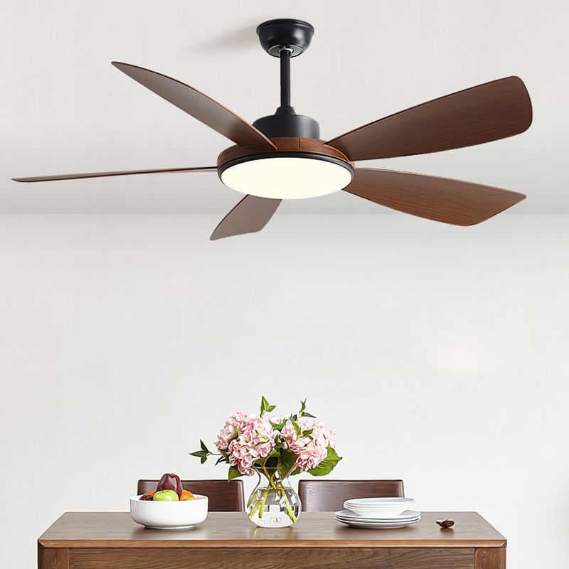 Unique Shape Ceiling Fan Light Kids Style Metal 1 Light Ceiling Fan Light Fixture