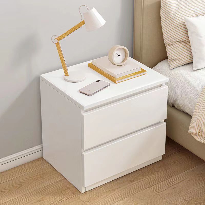 15.7"/23.6" Tall Nightstand Solid Color Wooden Night Stand with Drawers