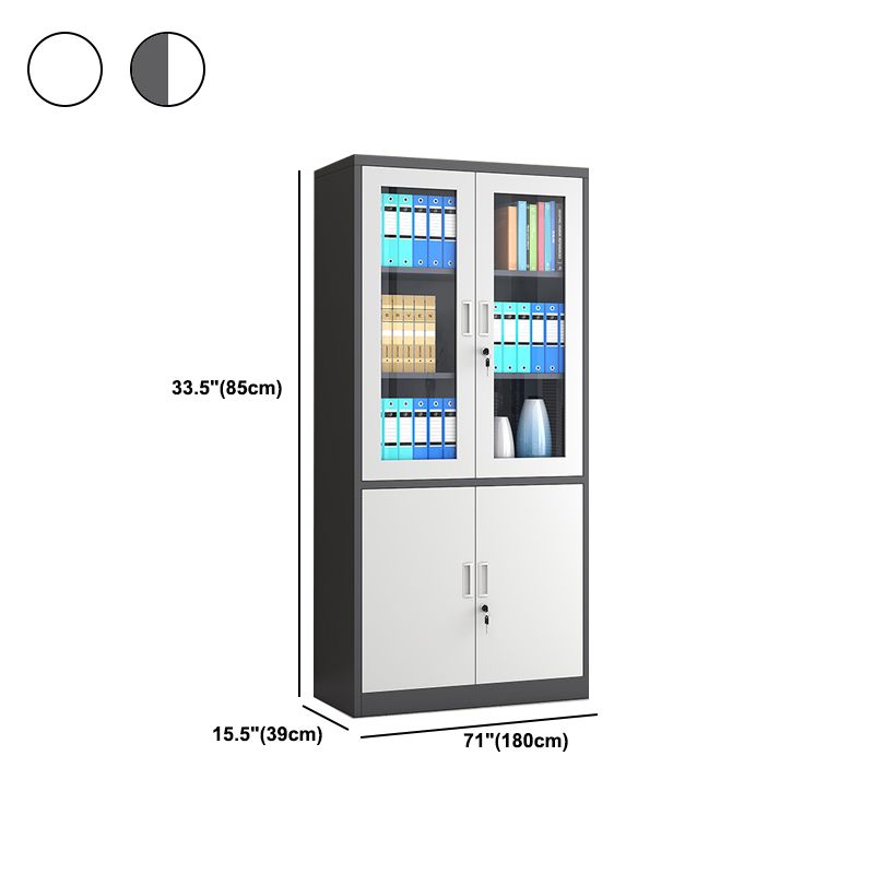 Modern Metal File Cabinet Solid Color Filing Cabinet for Home Office