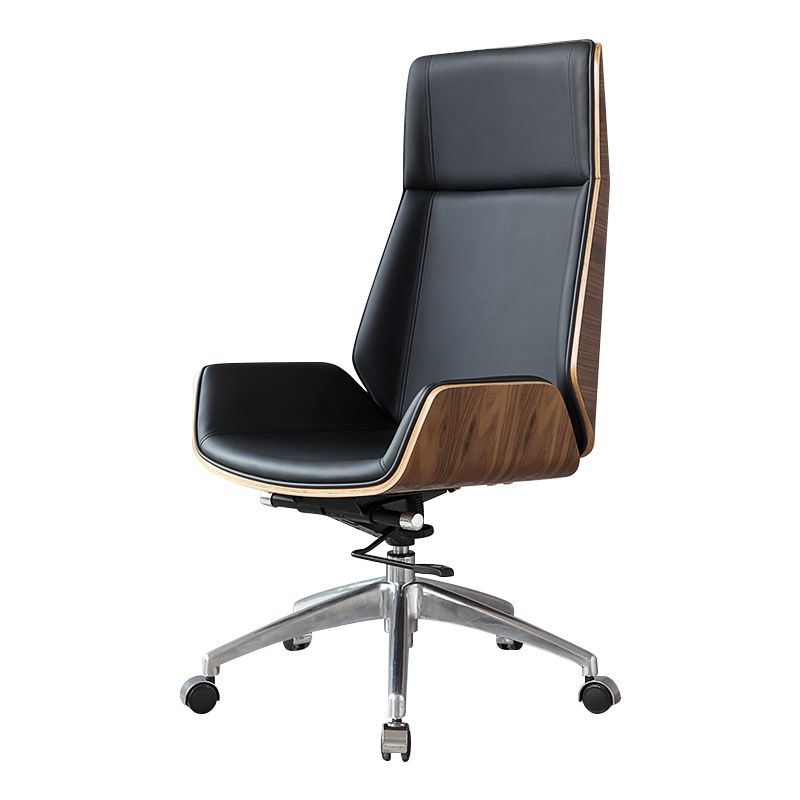 Contemporary Slide Swivel Chair Executive High Back Managers Chair