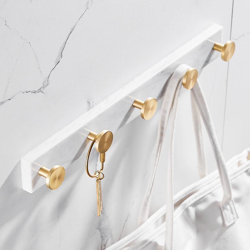 Modern White Bathroom Accessory As Individual Or As a Set in Marble