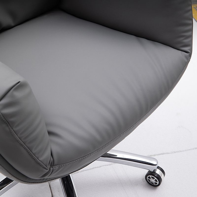 Modern Leather Office Chair No Distressing Ergonomic Desk Chair