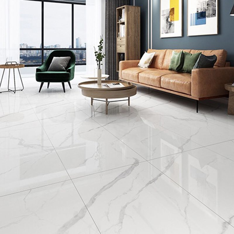 Rectangle Floor Tile Texture Pattern Straight Edge Dirt Resistant Indoor Floor Tile