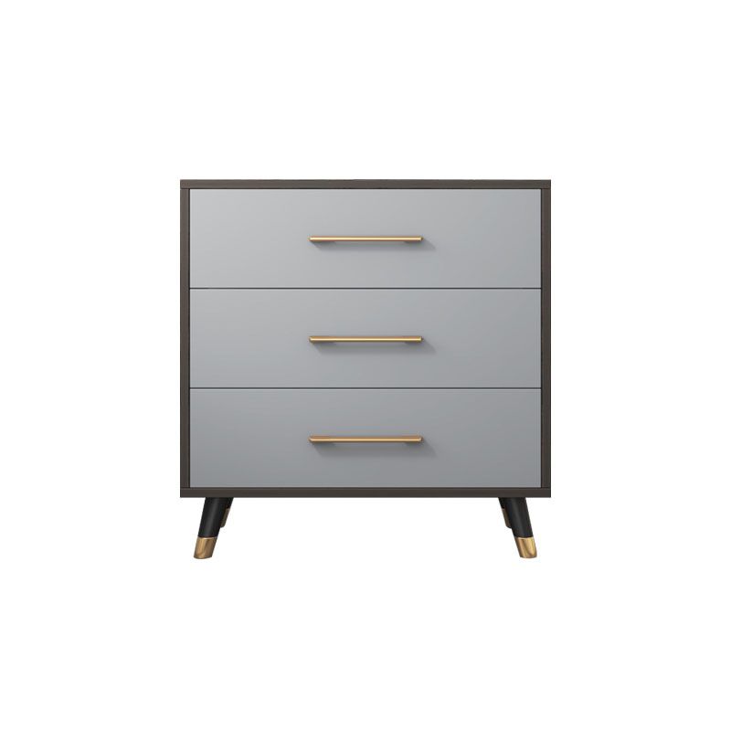 16" D Modern Storage Chest Grey Storage Chest Dresser with 3 / 4 / 5 Drawers