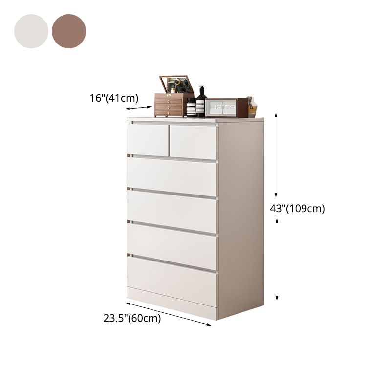 Contemporary Style Engineer Wood Dresser Bedroom Storage Chest with Drawer