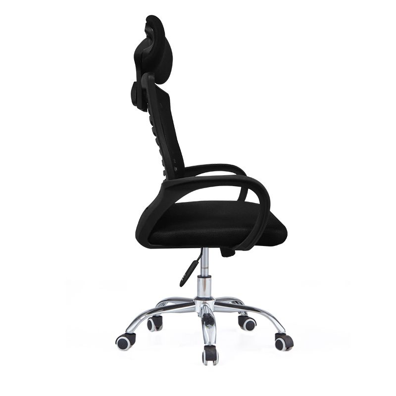 Modern Slide Chair Fixed Arms No Distressing Ergonomic Chair with Breathable Back