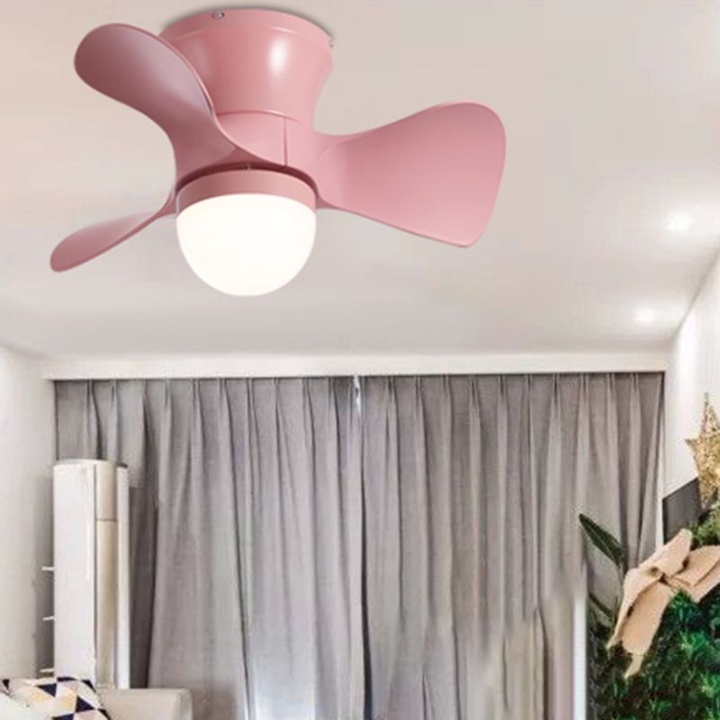 Nordic Style Ceiling Fan Lamp Ball Shape Ceiling Fan Light for Children's Room