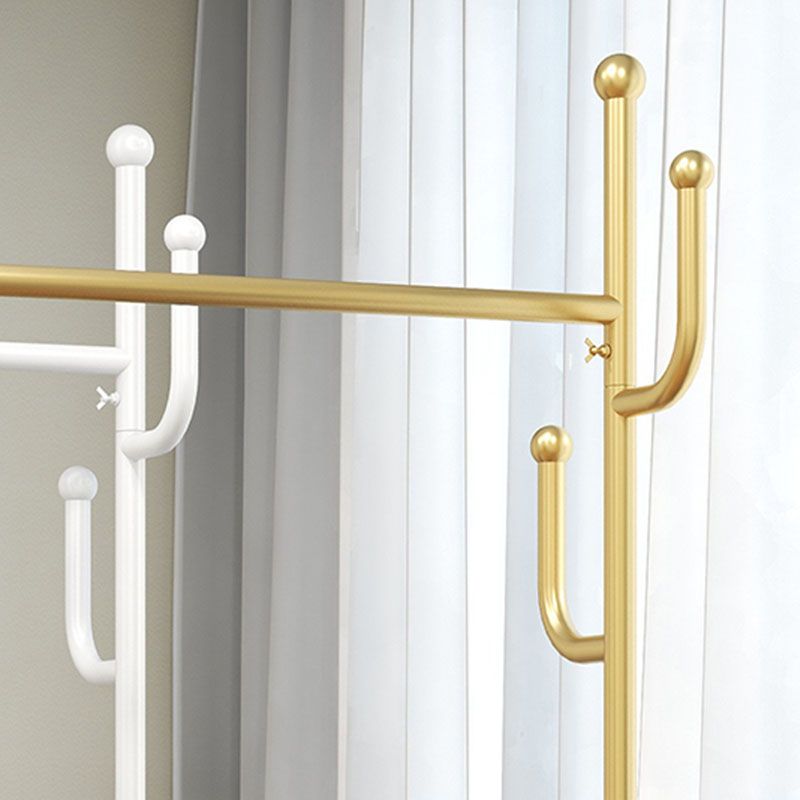 Modern Coat Hanger Solid Color Coat Hooks Coat Rack with Storage Shelving