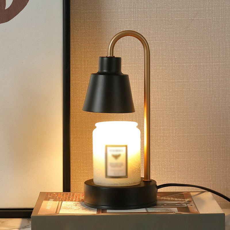 Nordic Metal Table Lamp Simple Aromatherapy Melting Wax Desk Lamp for Bedroom
