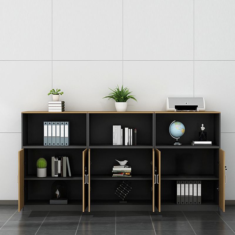 Contemporary Storage File Cabinet Wooden Frame Vertical Filing Cabinet