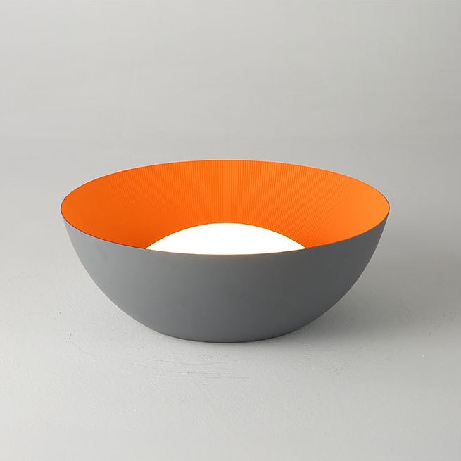 Gray + Orange en forma de techo LED Light Nordic Style Simplicity Aluminio Lighting Fexture para dormitorio