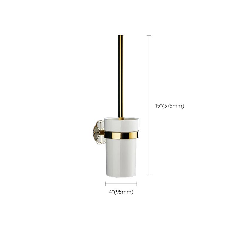 Metal Simple Bathroom Accessory as Individual or as a Set in Gold