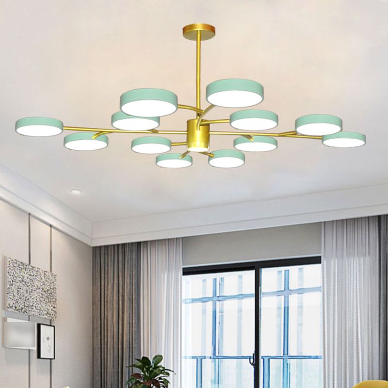 Contemporary Style Geometry Shape Pendant Chandeliers Metal Chandelier Lighting