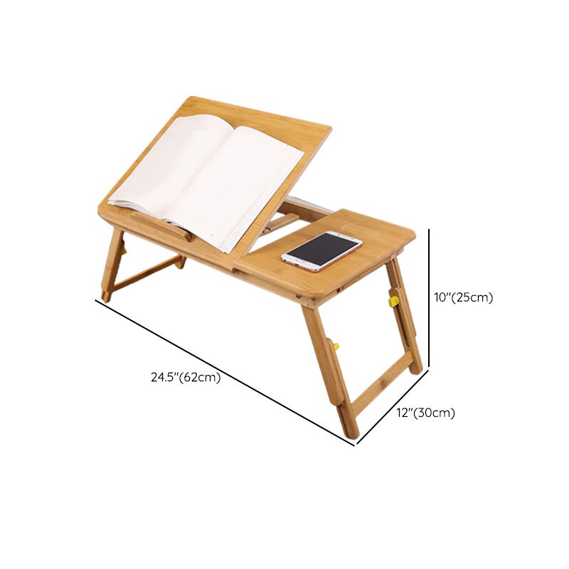 Contemporary Bamboo Writing Desk Folding Office Desk for Office