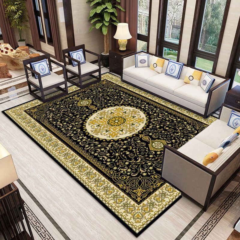 Tappeto di piastrelle marocchini persiani tappeti in poliestere non slip area tappeto per la decorazione domestica