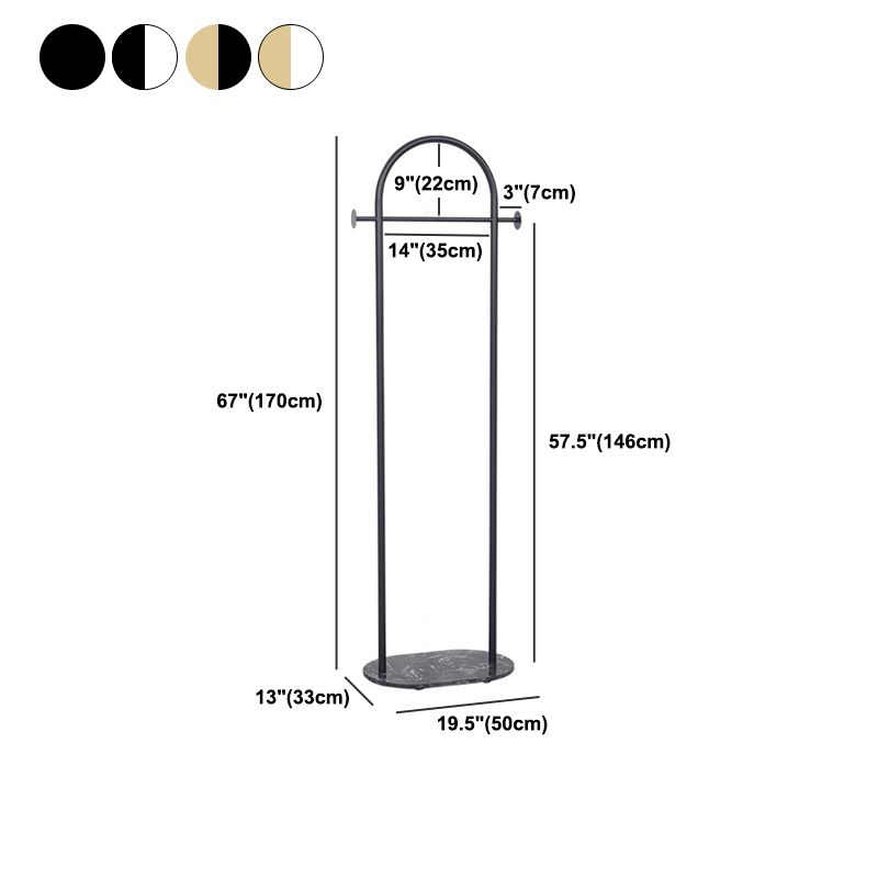 Hall Tree Modern Coat Rack Metal Hall Stand Entryway Kit with Hooks