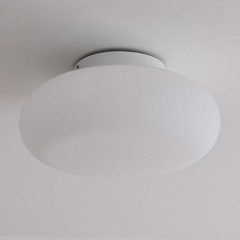 White Flush Mount Lighting Modern Metal Ceiling Light for Hallway