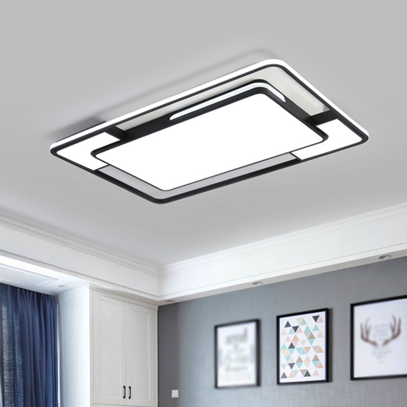 LED Flush Mount Ceiling Fixture Modernist Flush Light for Living Room Dinning Room