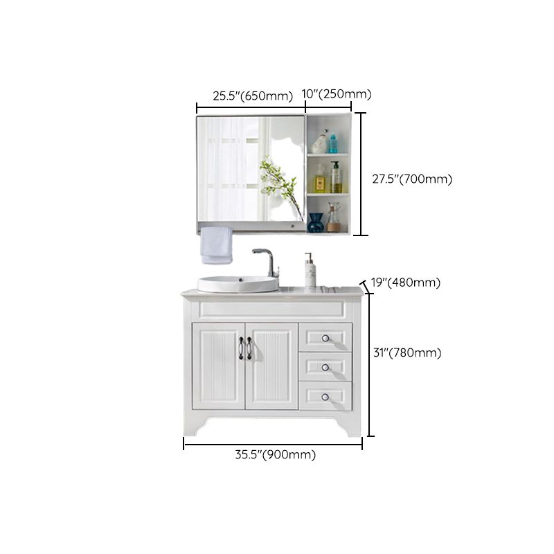 Modern Bathroom Vanity Set Wooden Freestanding Bathroom Vanity Set