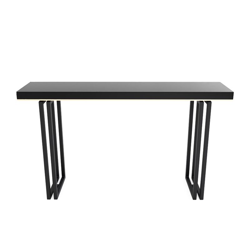 11.8" W Console Table Rectangle Contemporary Slate End Table