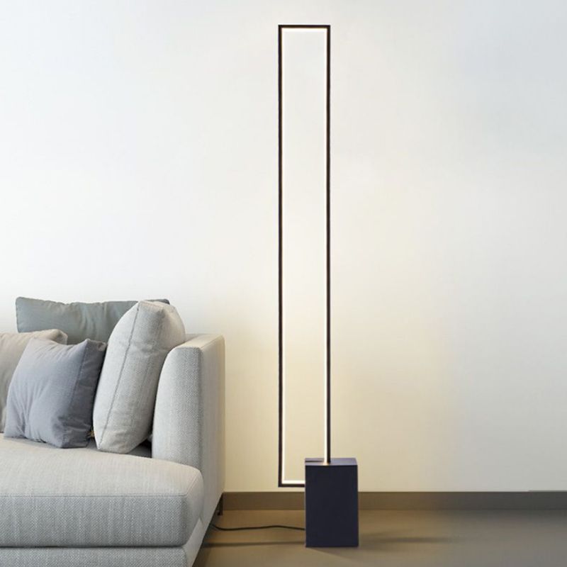 Lampada da pavimento lineare in stile moderno Luce da pavimento creativo per salotto