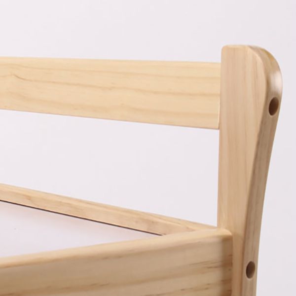 Wooden Baby Changing Table Safety Rails Changing Table with Storage