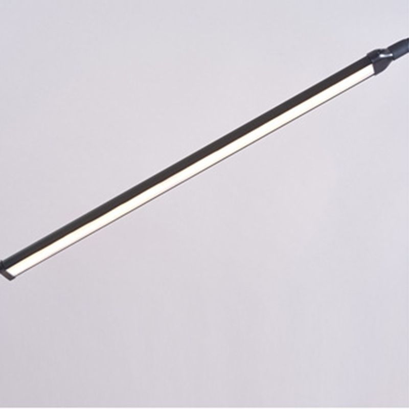 Linear 1 leichte Stehlampe zeitgenössische Metallstehlampen im Schwarz für Wohnzimmer