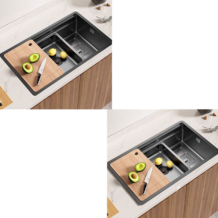 Modern Style Kitchen Sink Stainless Steel Rectangle Shape Kitchen Sink