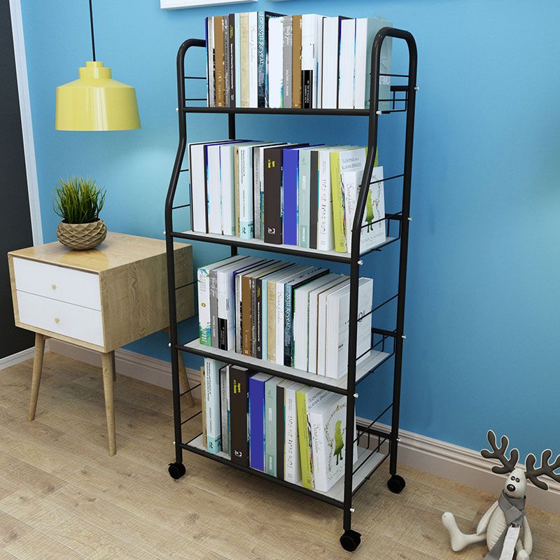 Modern Metal Shelf Bookcase Etagere Book Shelf for Study Room