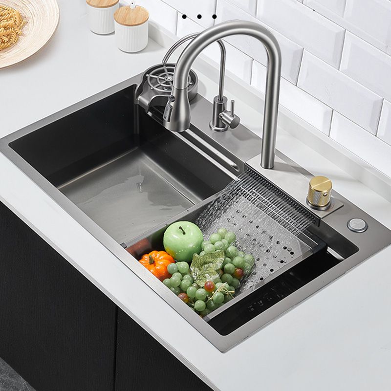 Modern Style Kitchen Sink Soundproof Design Kitchen Sink with Basket Strainer