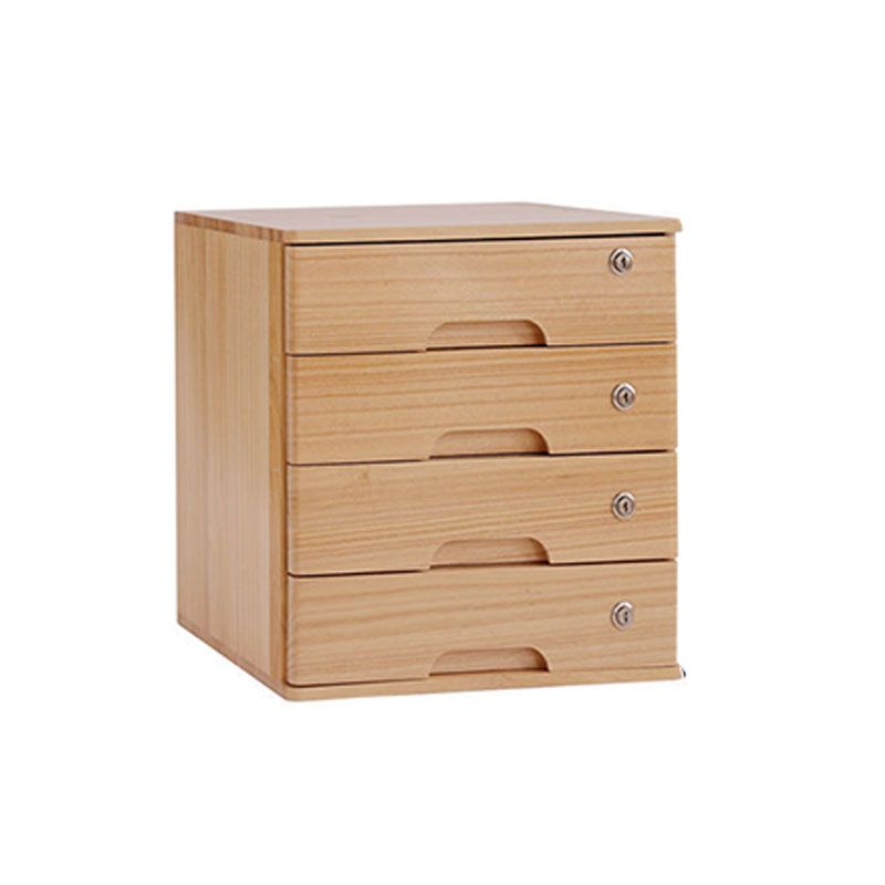 Industrial Cabinet Solid Wood Locking Drawers Filing Cabinet