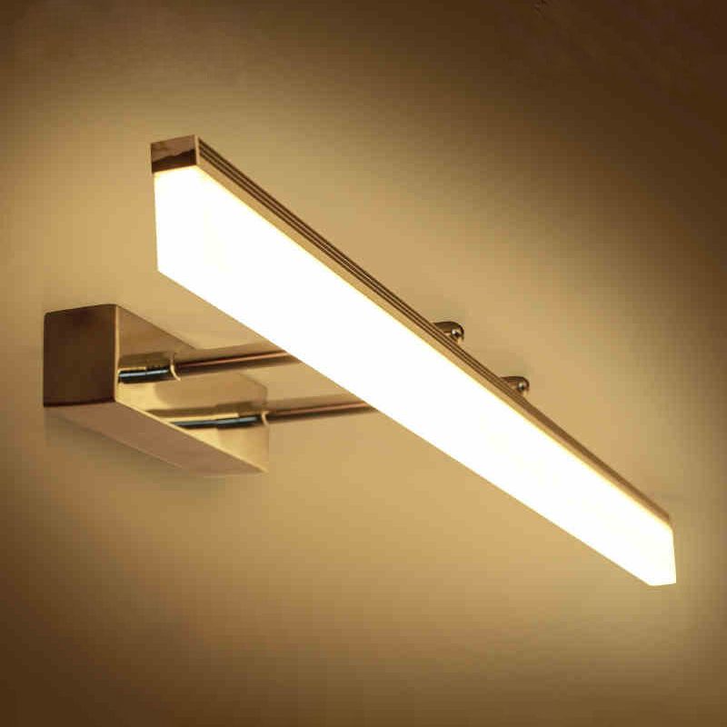 Linear Shape Wall Lamp Modern Style Acrylic 1 Lights Sconce Light in Gold