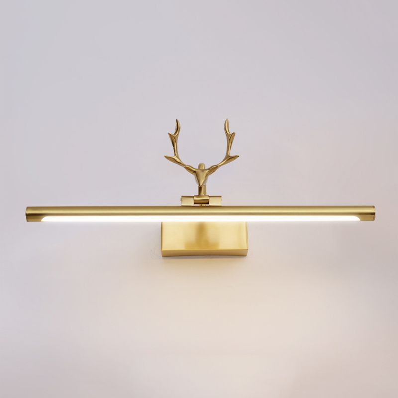 Metal Vanity Wall Lamp Sconce Antlers Modern Sconce Light Fixture for Bathroom