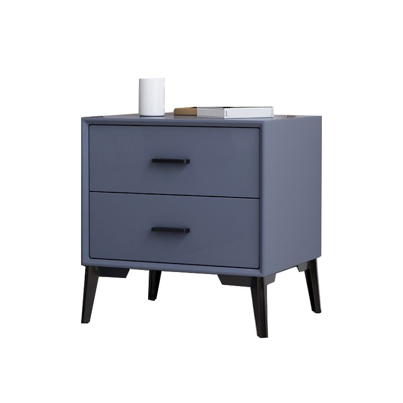 Wooden Bedside Cabinet Modern Minimalist Bedside Table with Legs