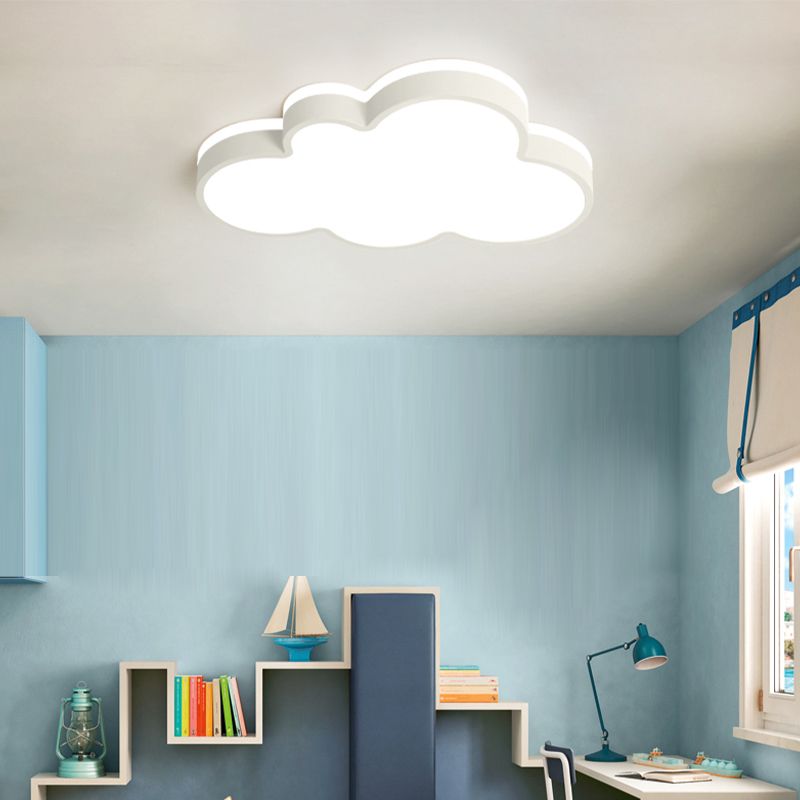 Multi-Color Flush Lamp Modern Style Flush Mount Light Fixtures for Kids Room