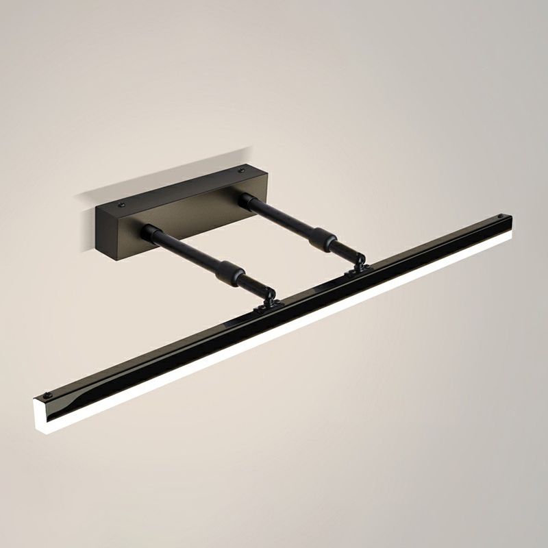 Moderno Minimalista Estilo lineal Tocador lineal Luces de tocador de metal para el baño