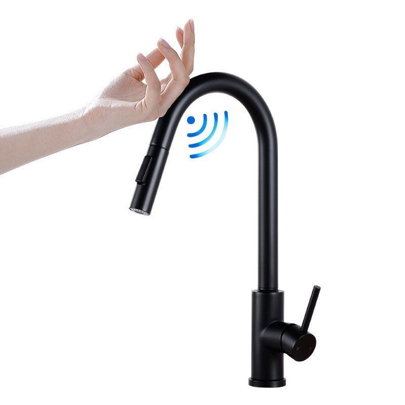 1-Handle Faucet Touch Stainless Steel with Water Dispenser Standard Kitchen Faucet