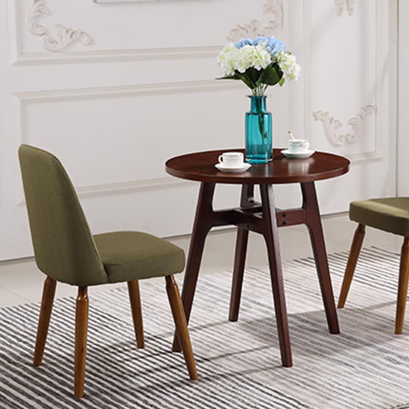 Contemporary Side Chair Solid Wood Base Dining Chair for Dining Room