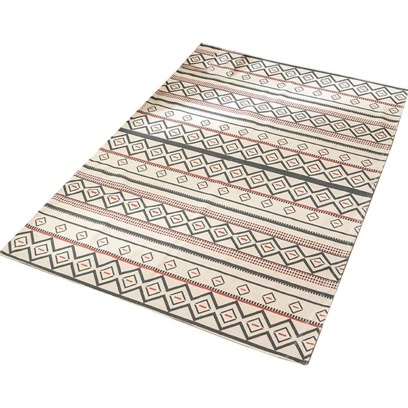 Boheemse geometrisch tapijt multi-colour jute gejaagt tapijt Petvriendelijk machine wasbaar gemakkelijke makelverzorgingskleed voor slaapkamer