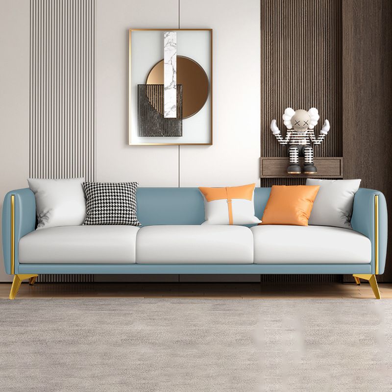 Contemporary Tight Back 4-seater Sofa with Hair Pin Legs for Apartment