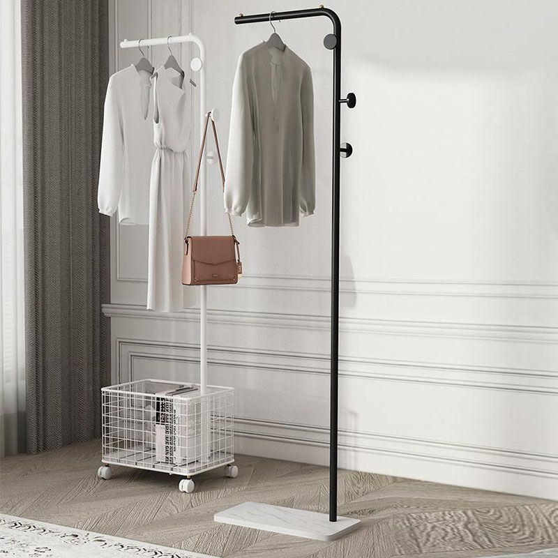 Metal and Slate Entrance Coat Rack Modern Minimalist Home Floor Coat Rack