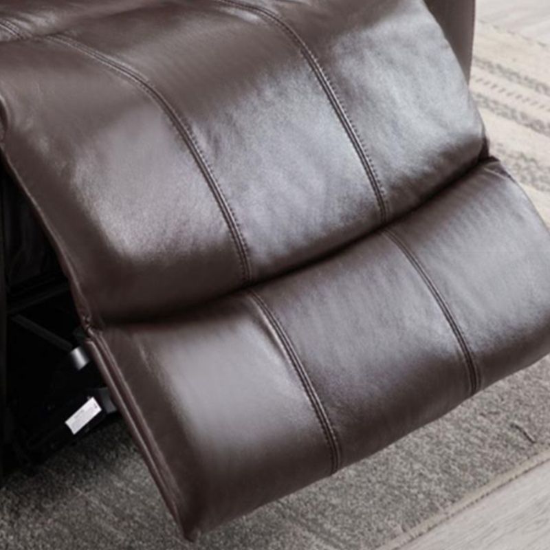 Contemporary Recliner Chair Solid Color Metal Indoor Standard Reclining