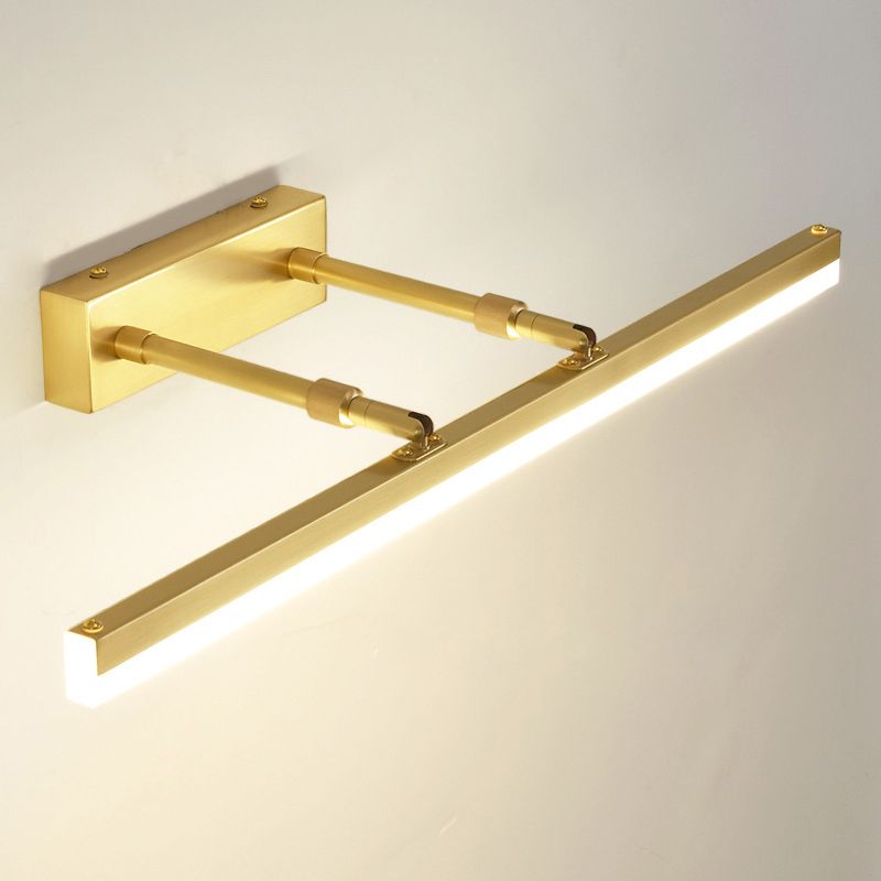 Linear Metal Led Bathroom Vanity Lights Modern Led Vanity Light Fixtures for Bathroom